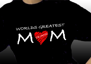 Worlds Greatest Mom (Heart) tshirt